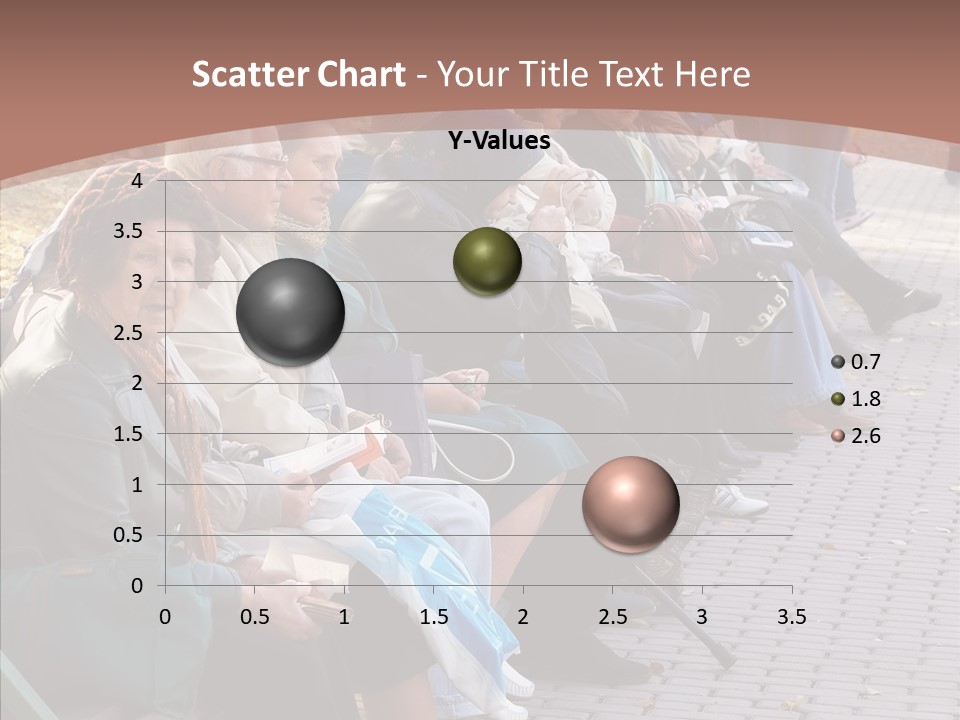 Mature Tranquility Lady PowerPoint Template