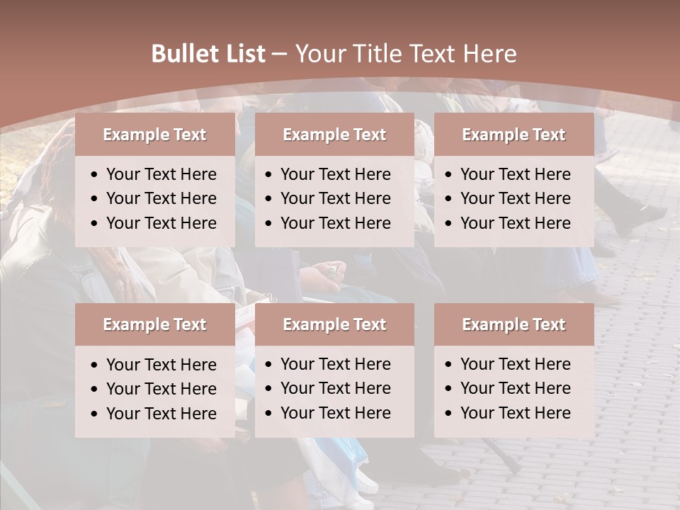 Mature Tranquility Lady PowerPoint Template