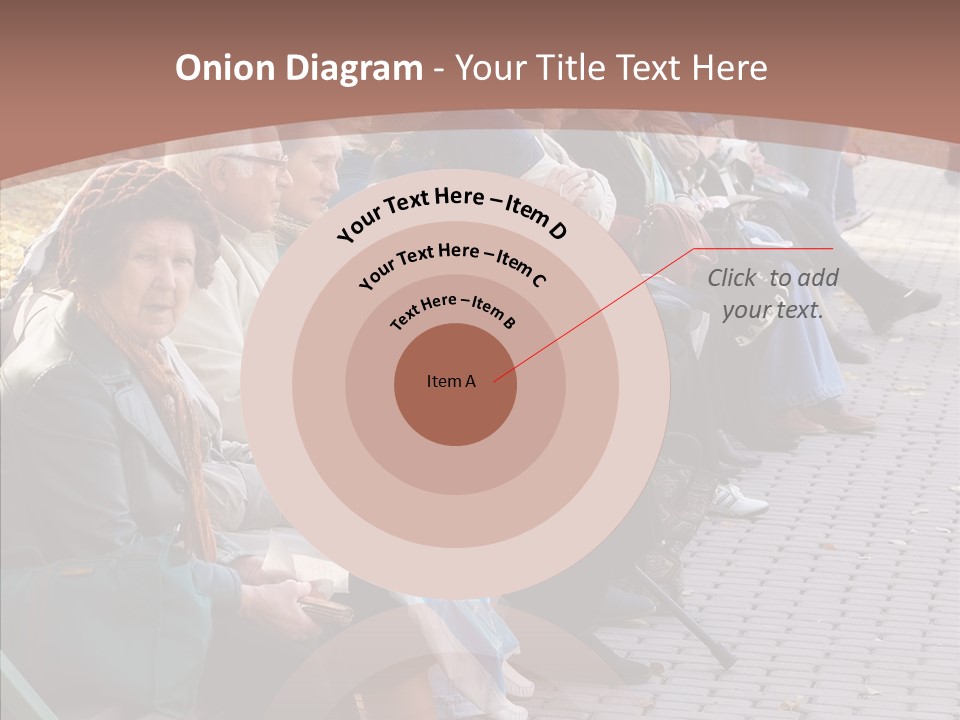 Mature Tranquility Lady PowerPoint Template