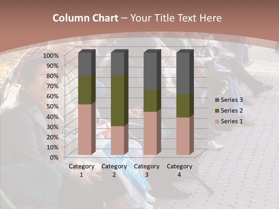Mature Tranquility Lady PowerPoint Template