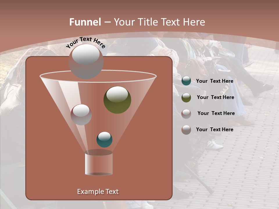 Mature Tranquility Lady PowerPoint Template