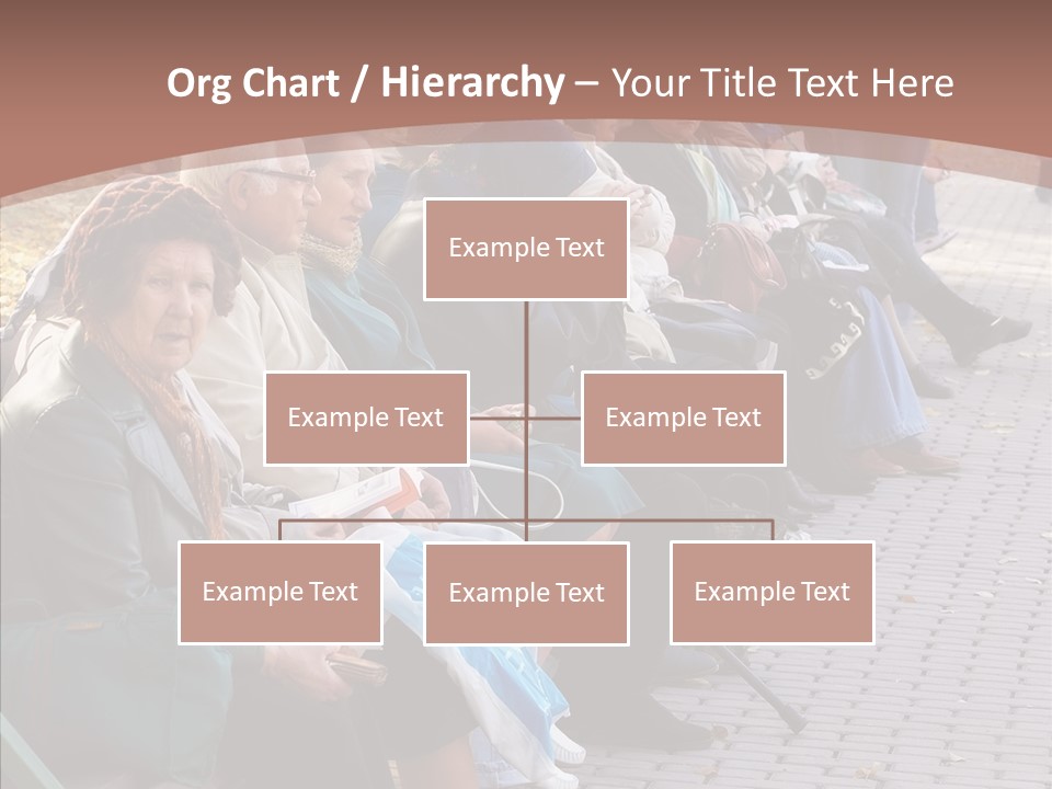 Mature Tranquility Lady PowerPoint Template