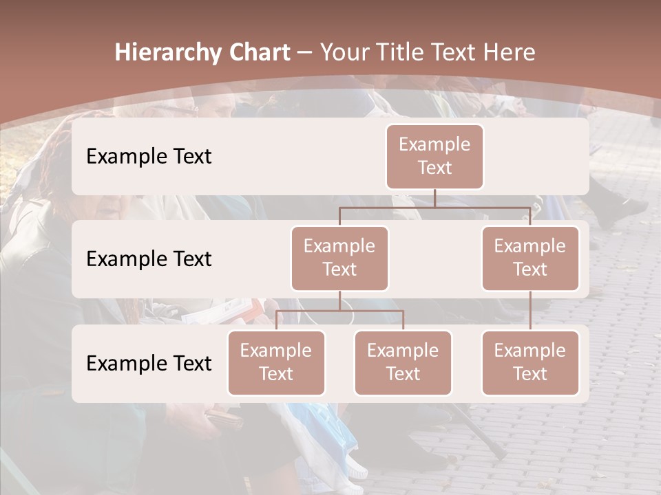 Mature Tranquility Lady PowerPoint Template