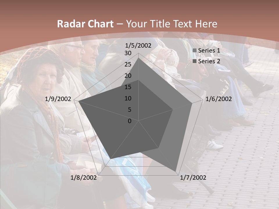 Mature Tranquility Lady PowerPoint Template