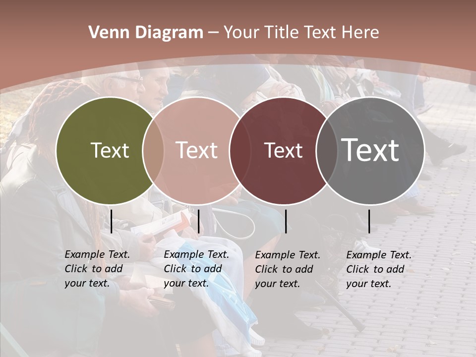 Mature Tranquility Lady PowerPoint Template