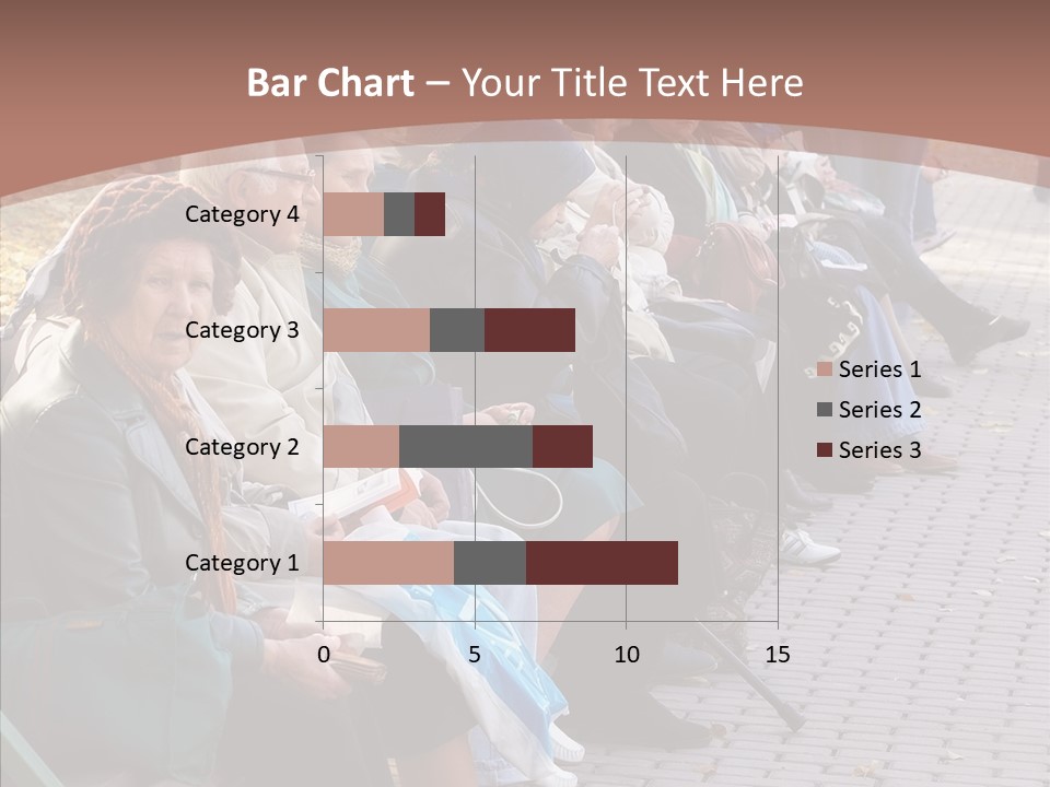 Mature Tranquility Lady PowerPoint Template