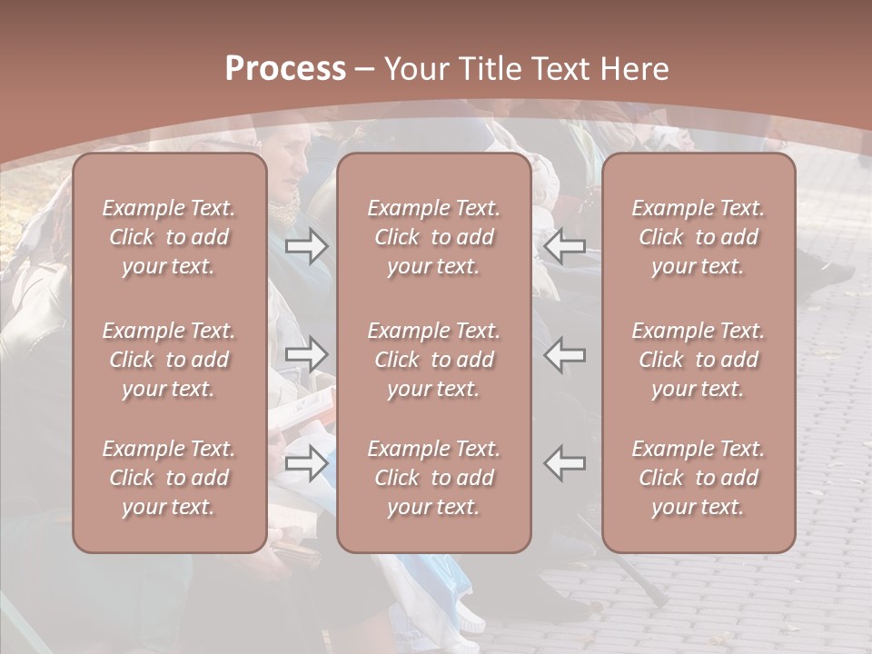 Mature Tranquility Lady PowerPoint Template