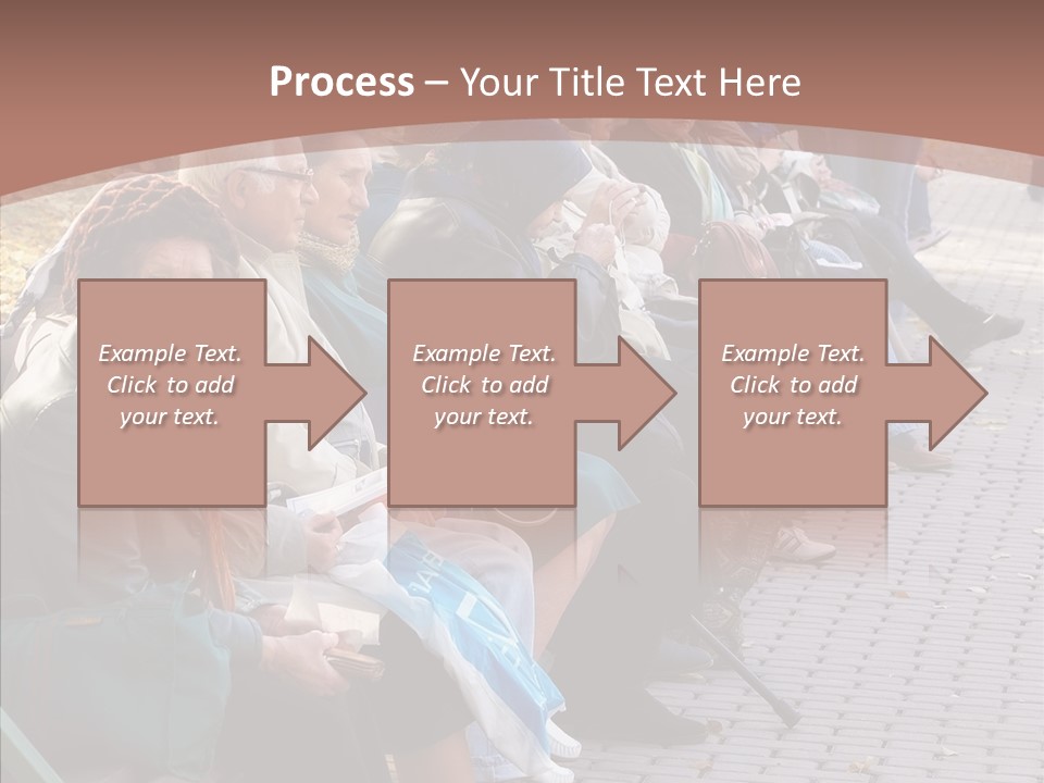 Mature Tranquility Lady PowerPoint Template