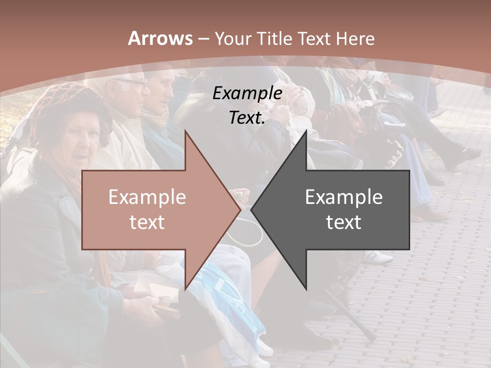 Mature Tranquility Lady PowerPoint Template