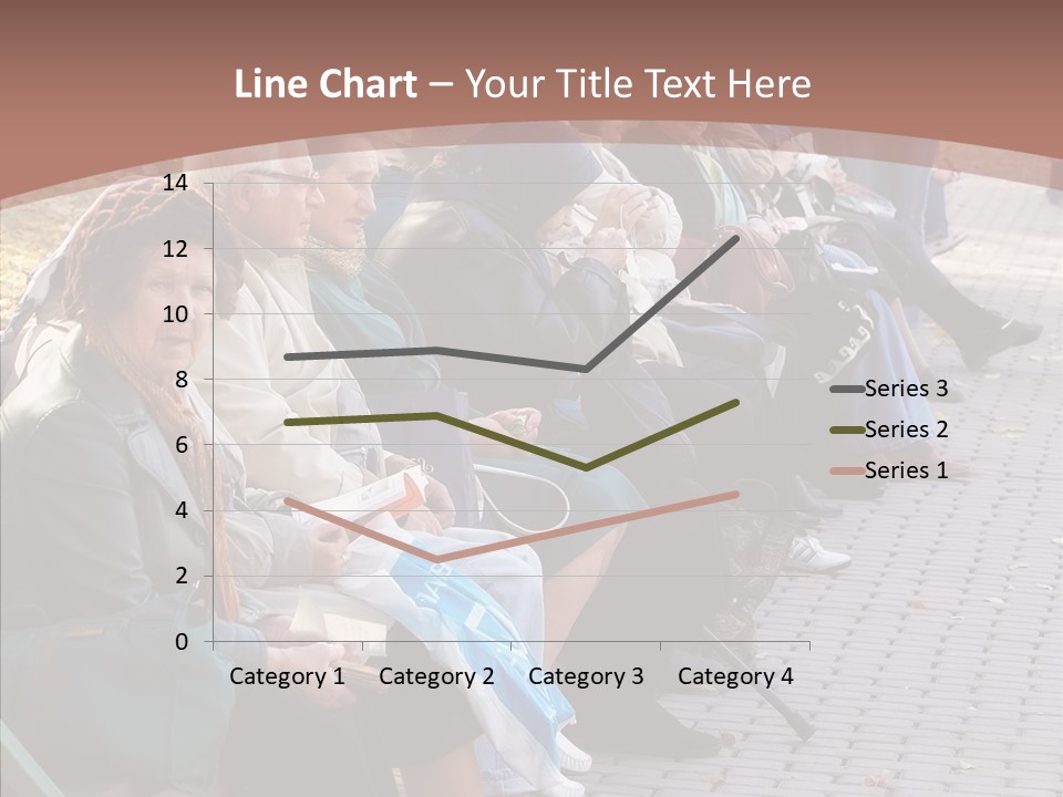 Mature Tranquility Lady PowerPoint Template