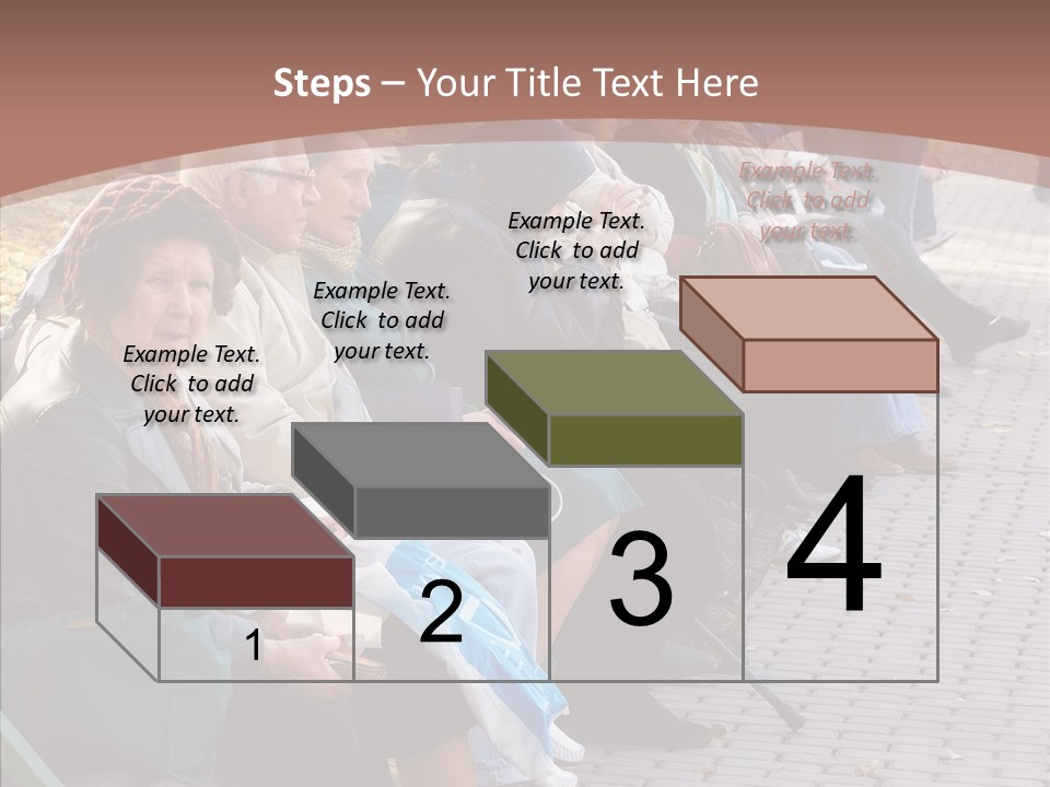 Mature Tranquility Lady PowerPoint Template