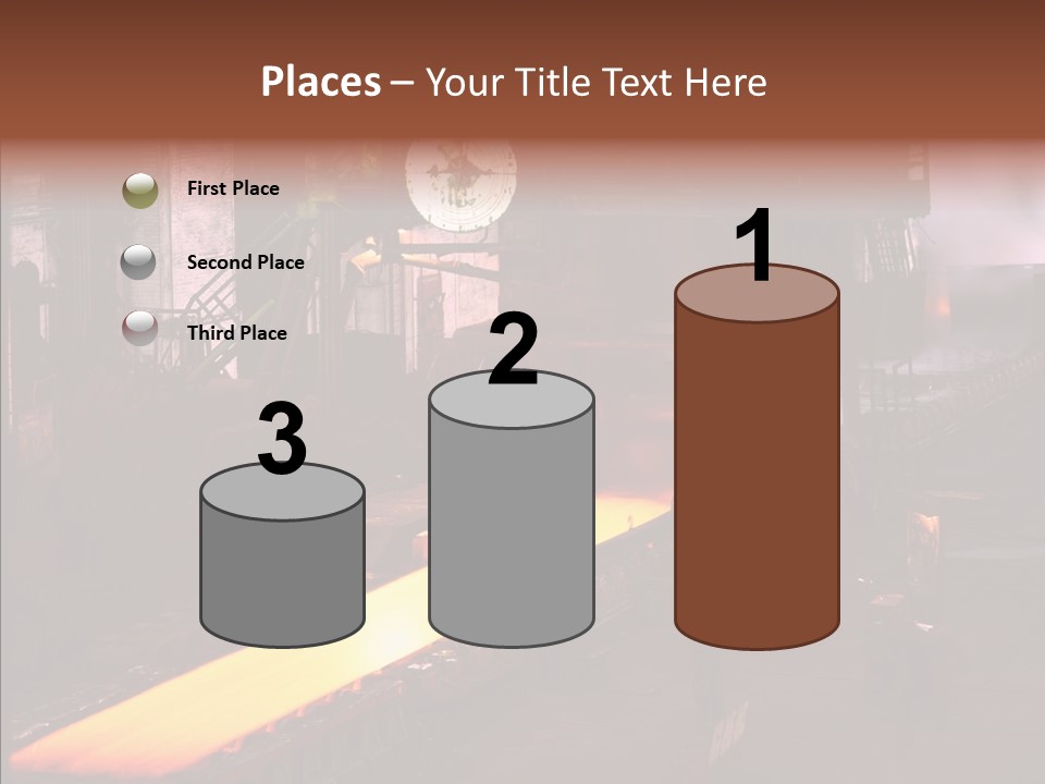 Red Action Fire PowerPoint Template