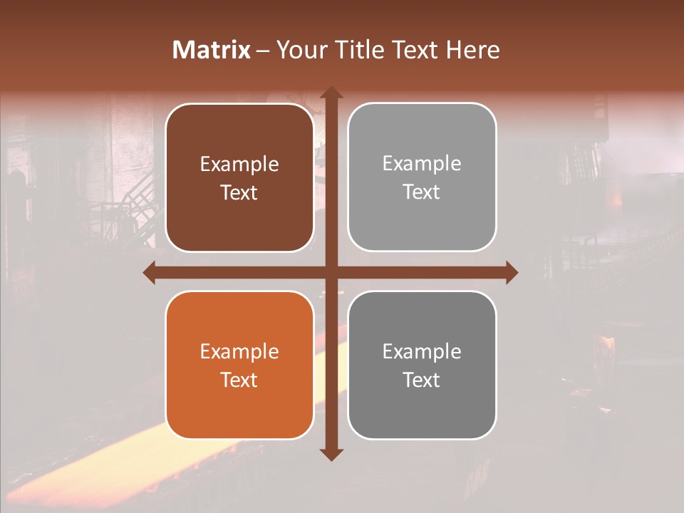 Red Action Fire PowerPoint Template