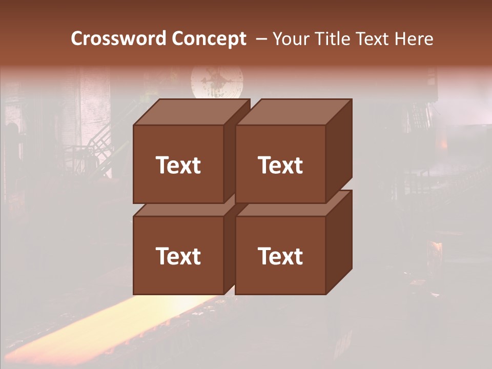Red Action Fire PowerPoint Template