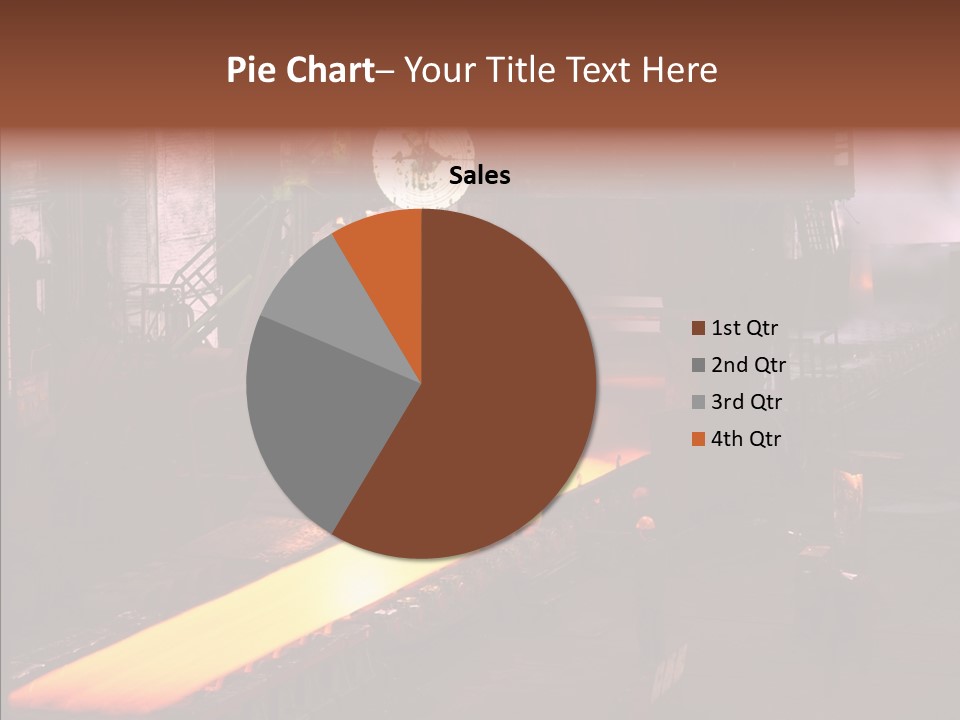 Red Action Fire PowerPoint Template