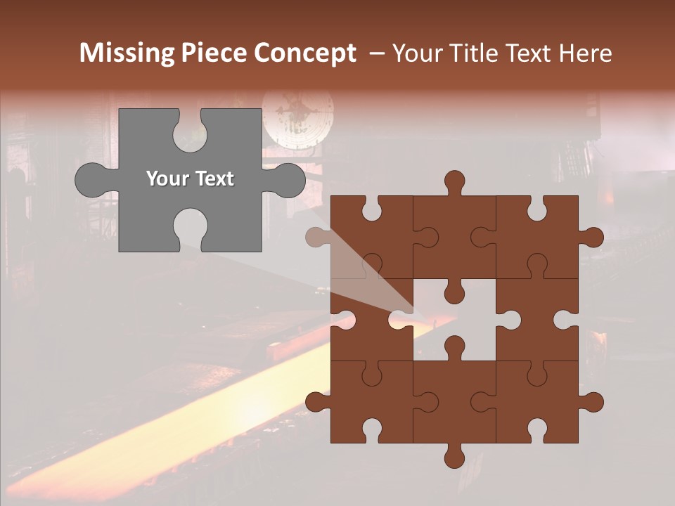 Red Action Fire PowerPoint Template