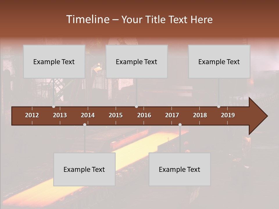 Red Action Fire PowerPoint Template