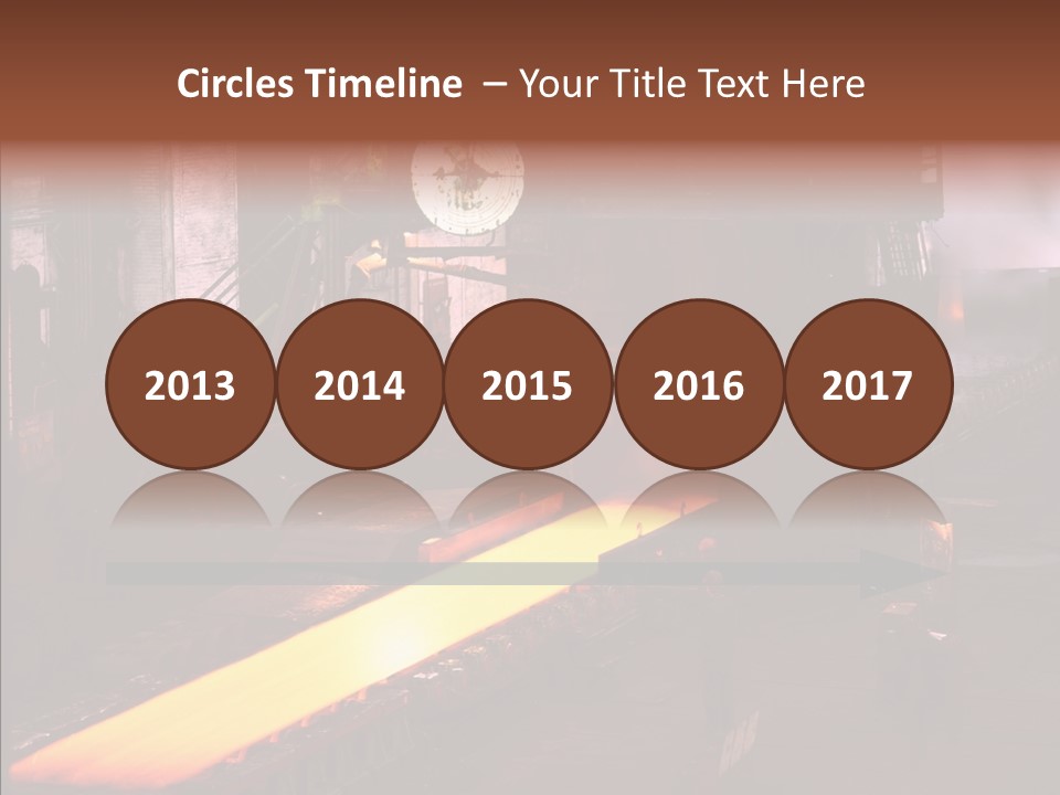 Red Action Fire PowerPoint Template