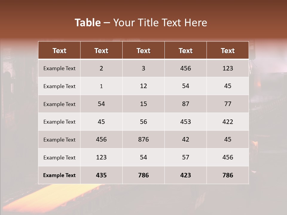 Red Action Fire PowerPoint Template