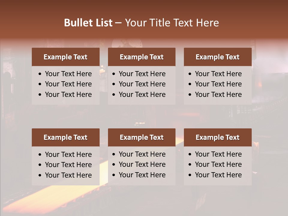 Red Action Fire PowerPoint Template