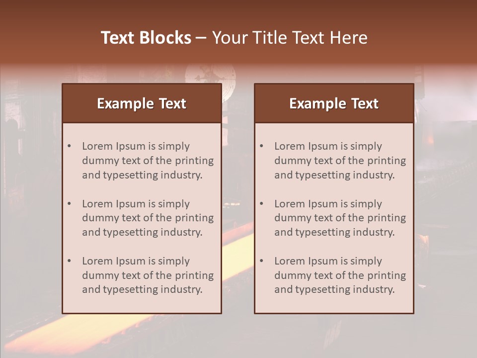 Red Action Fire PowerPoint Template
