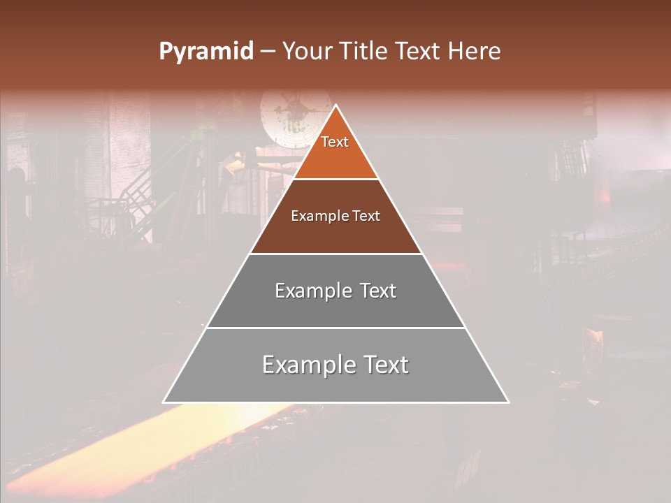 Red Action Fire PowerPoint Template