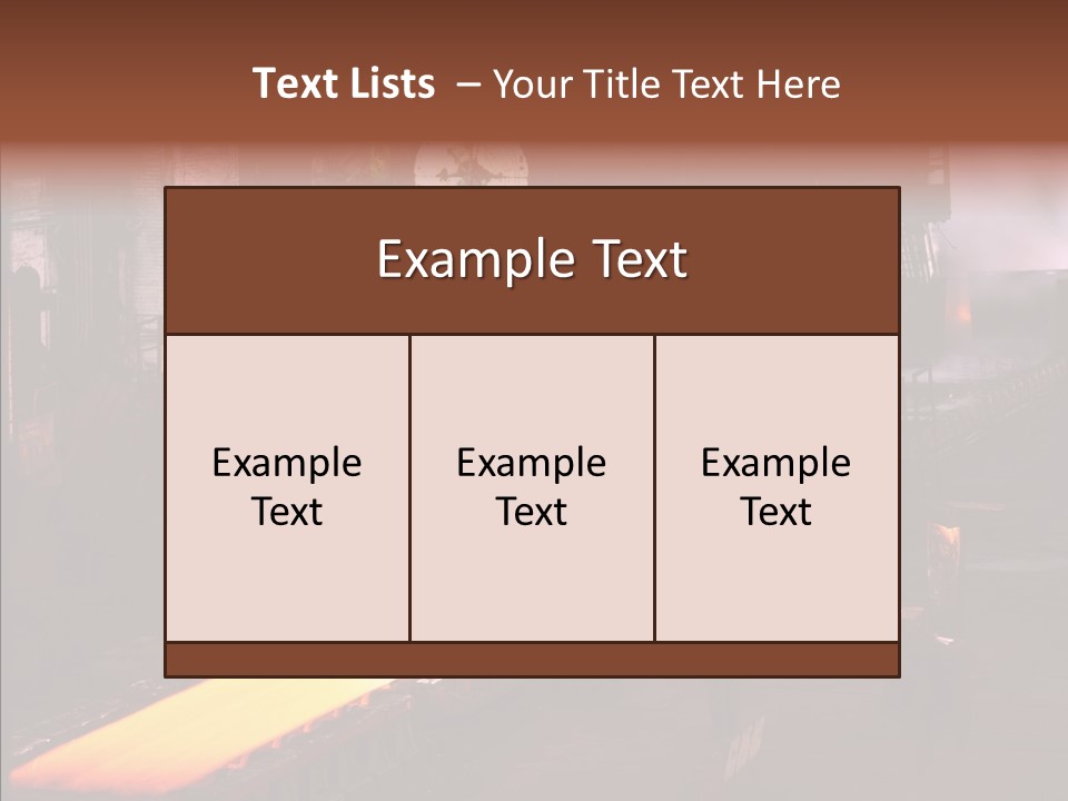 Red Action Fire PowerPoint Template