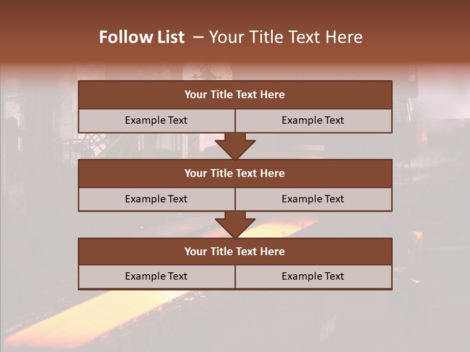 Red Action Fire PowerPoint Template