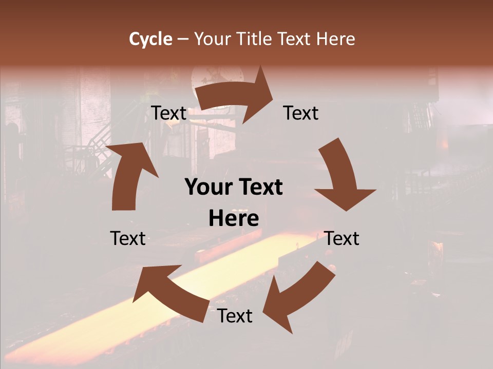 Red Action Fire PowerPoint Template