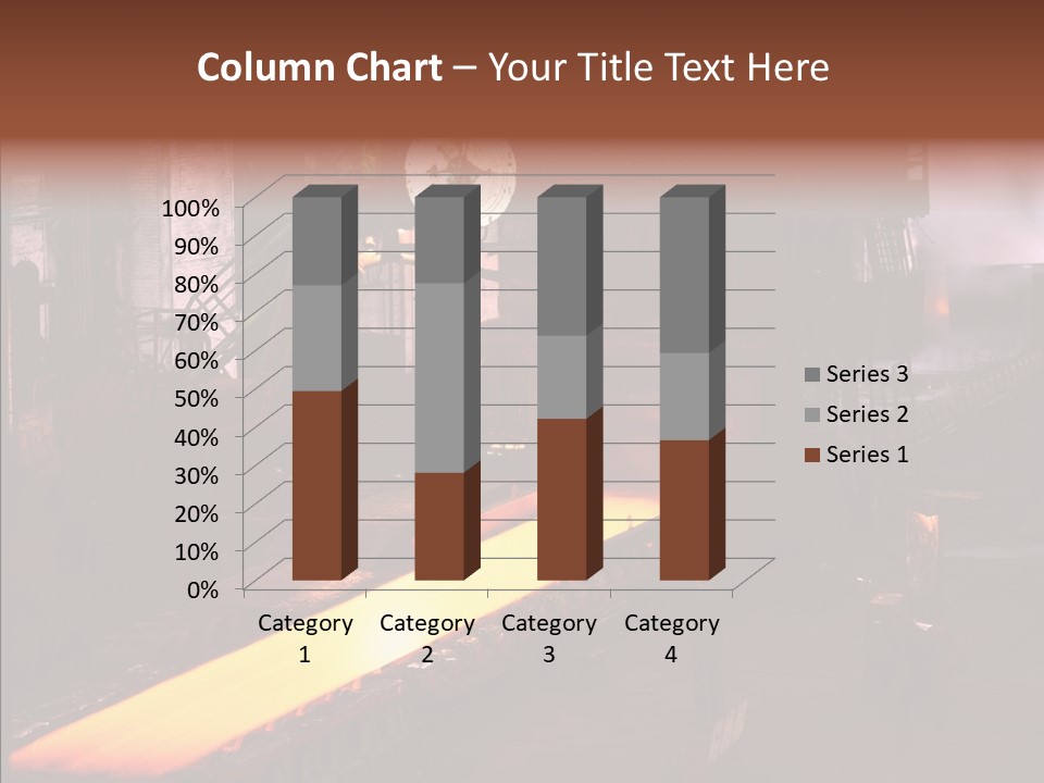 Red Action Fire PowerPoint Template