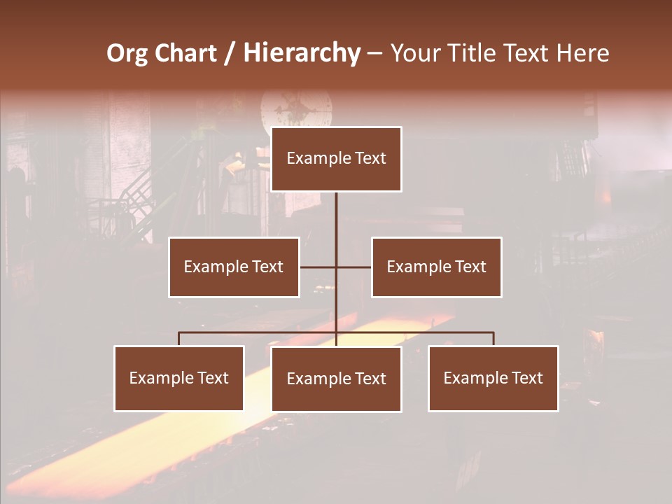 Red Action Fire PowerPoint Template