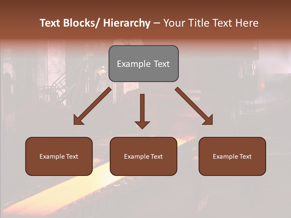 Red Action Fire PowerPoint Template