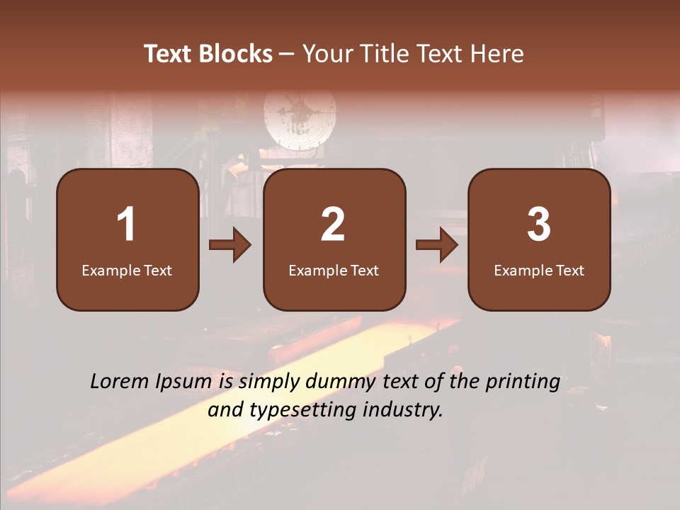 Red Action Fire PowerPoint Template