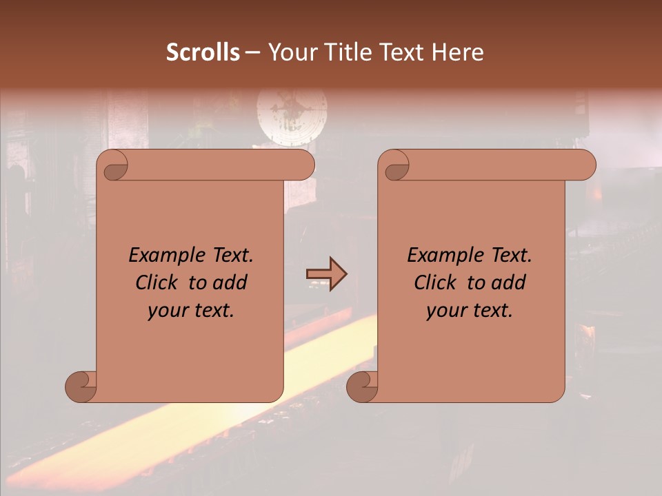 Red Action Fire PowerPoint Template