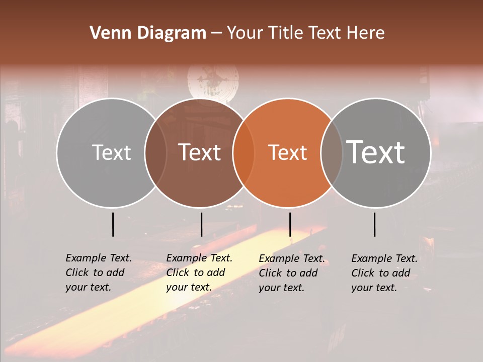 Red Action Fire PowerPoint Template