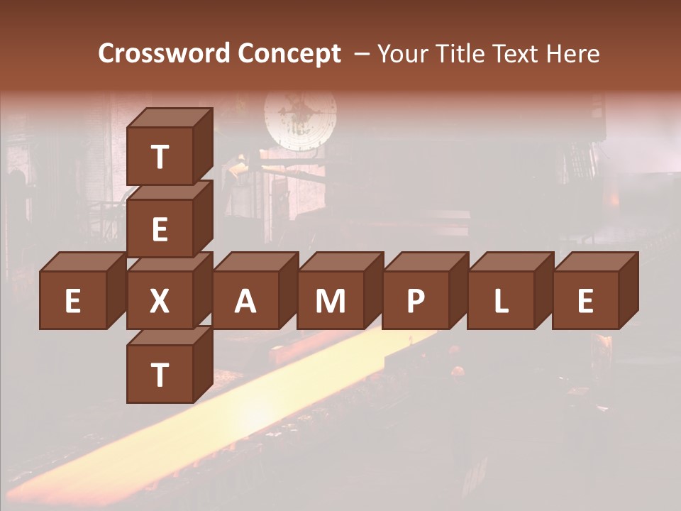 Red Action Fire PowerPoint Template