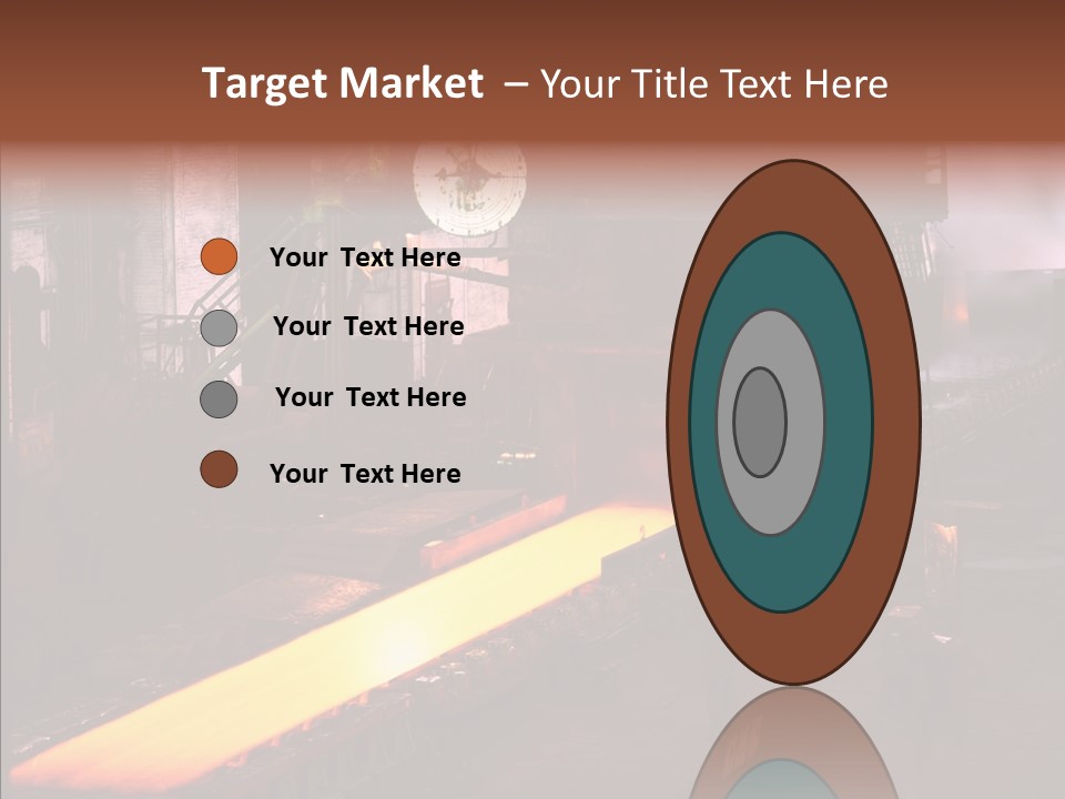 Red Action Fire PowerPoint Template