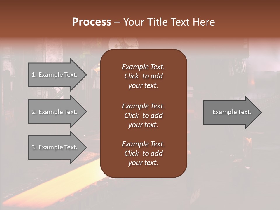 Red Action Fire PowerPoint Template