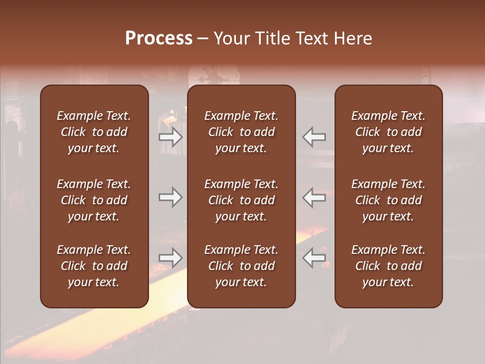 Red Action Fire PowerPoint Template