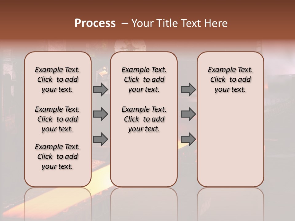 Red Action Fire PowerPoint Template