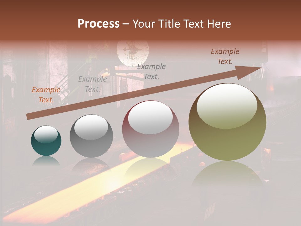 Red Action Fire PowerPoint Template