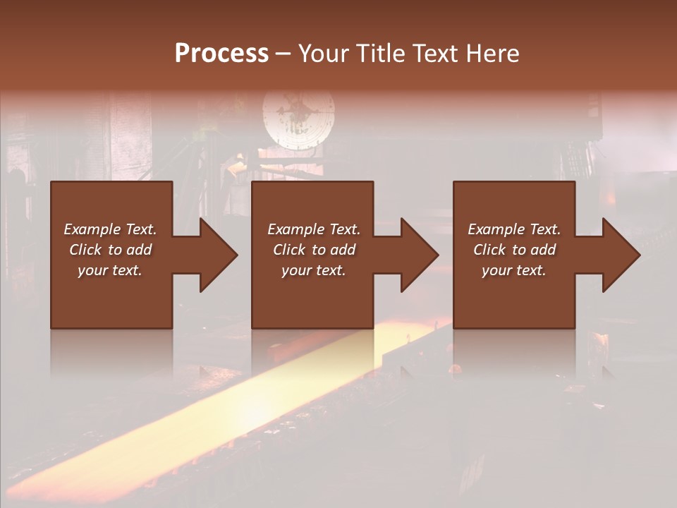 Red Action Fire PowerPoint Template