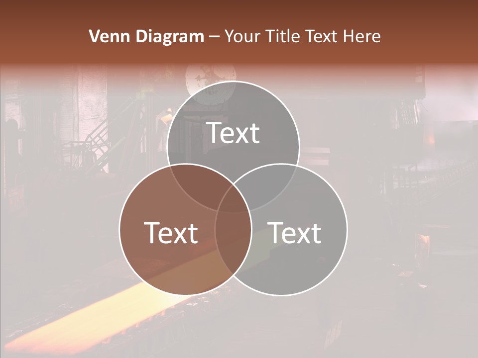 Red Action Fire PowerPoint Template