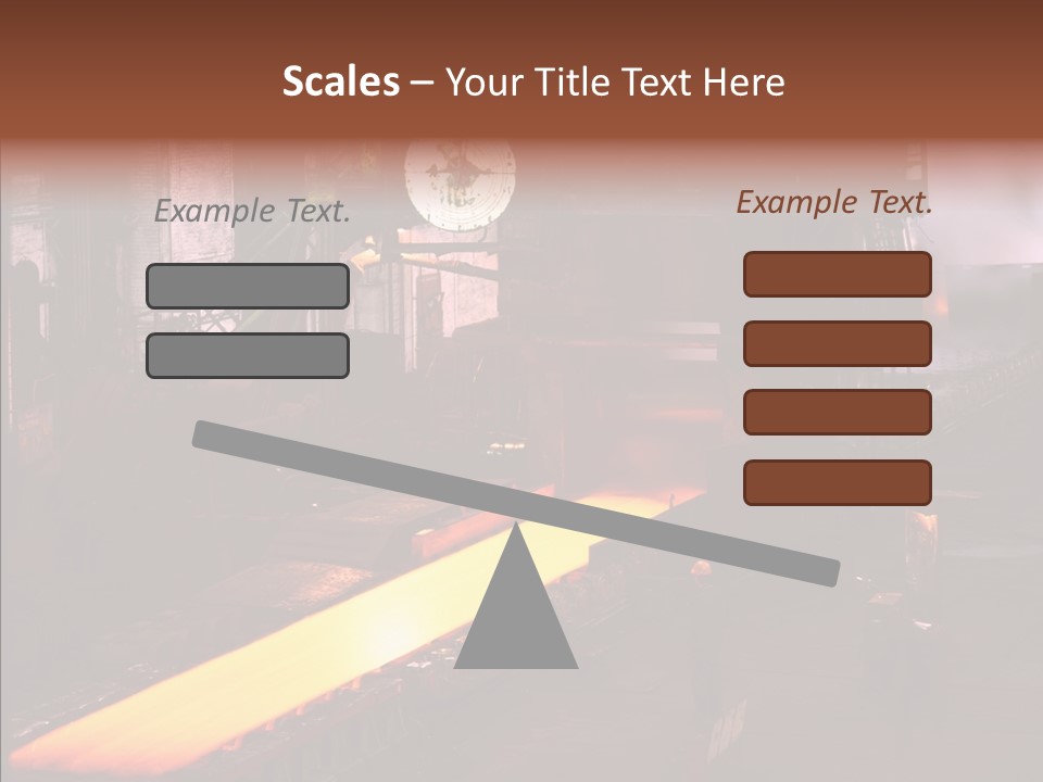 Red Action Fire PowerPoint Template
