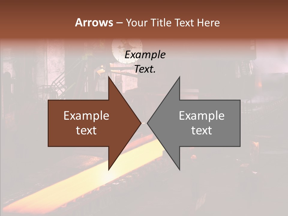Red Action Fire PowerPoint Template