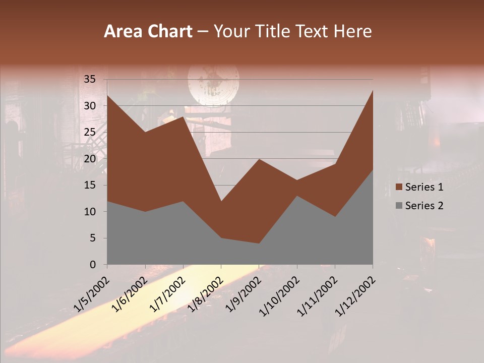 Red Action Fire PowerPoint Template