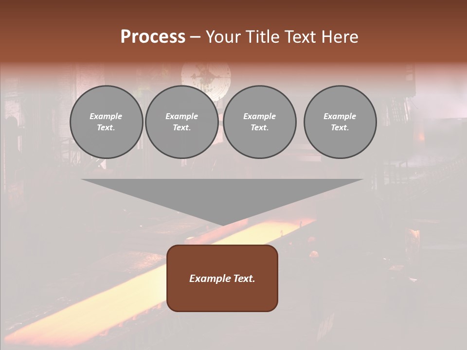 Red Action Fire PowerPoint Template