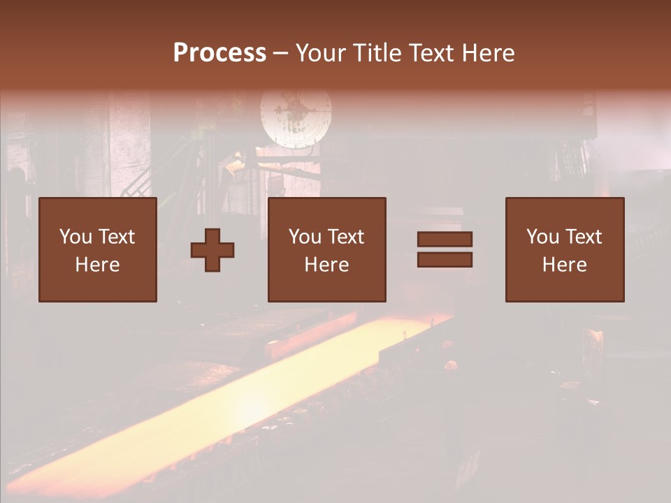 Red Action Fire PowerPoint Template