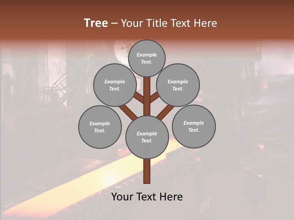 Red Action Fire PowerPoint Template