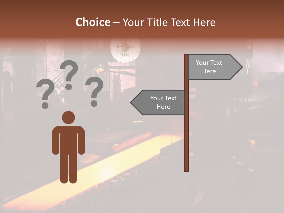Red Action Fire PowerPoint Template